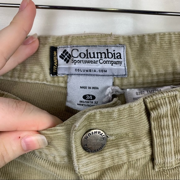 Columbia Titanium Mens Corduroy Cargo Pants - Picture 4 of 7